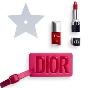 NWT Authentic Dior luggage tag set